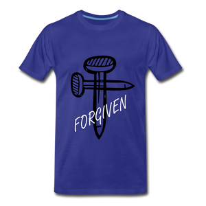 Forgiven Tee - royal blue