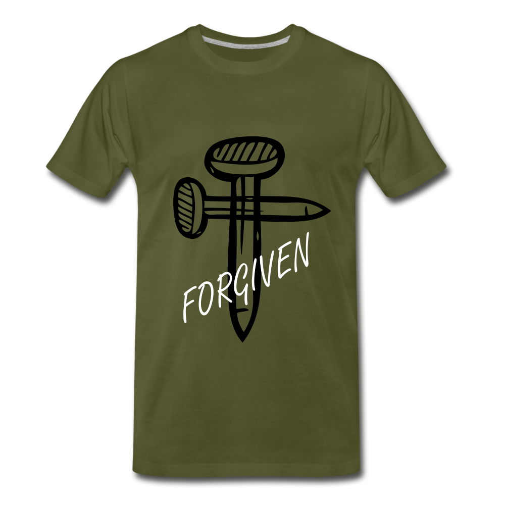 Forgiven Tee - olive green