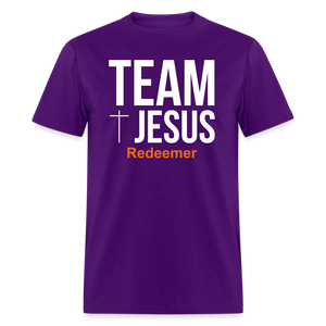 Team Jesus Redeemer Tee - purple