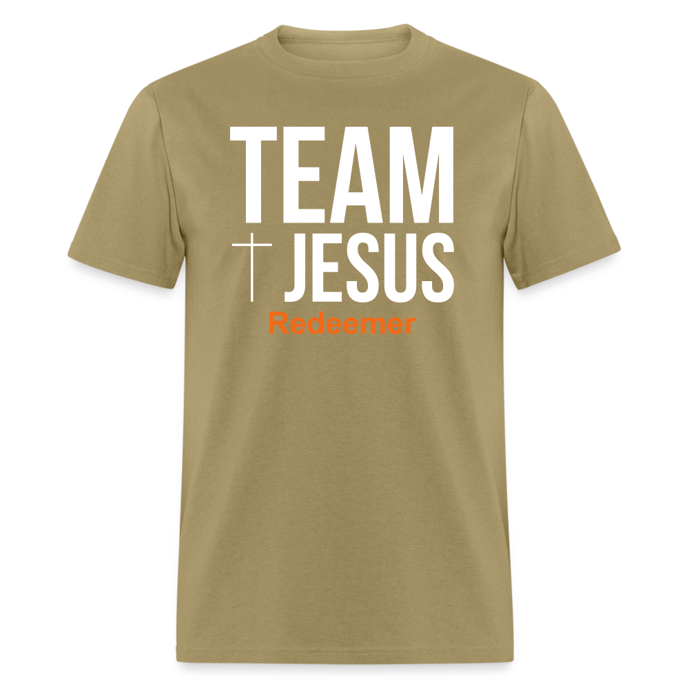 Team Jesus Redeemer Tee - khaki
