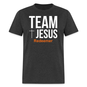 Team Jesus Redeemer Tee - heather black