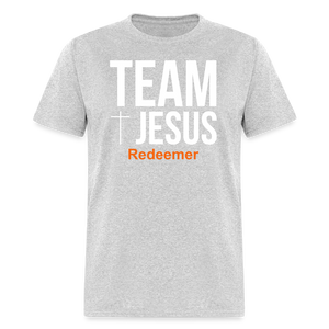 Team Jesus Redeemer Tee - heather gray