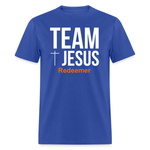 Team Jesus Redeemer Tee - royal blue
