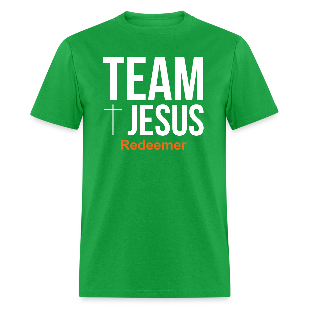 Team Jesus Redeemer Tee - bright green