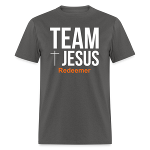 Team Jesus Redeemer Tee - charcoal