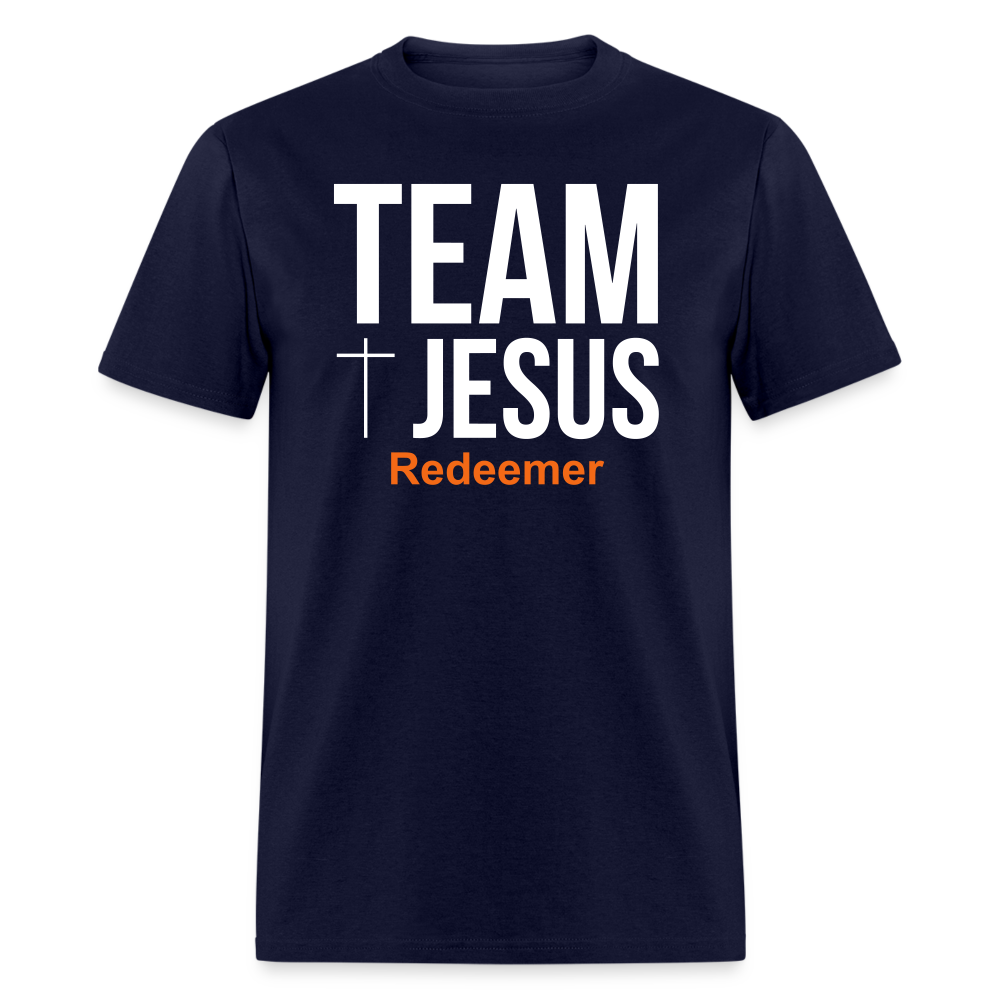 Team Jesus Redeemer Tee - navy