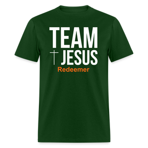 Team Jesus Redeemer Tee - forest green