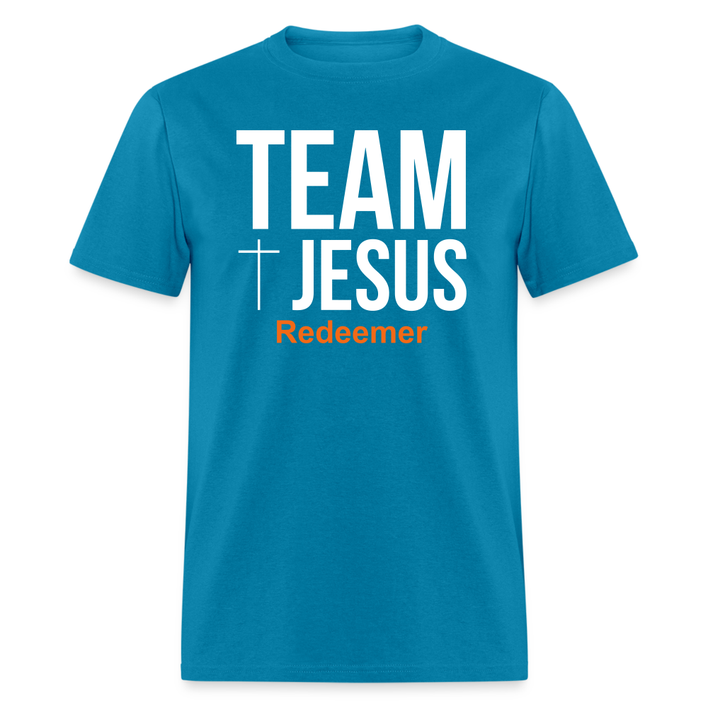 Team Jesus Redeemer Tee - turquoise