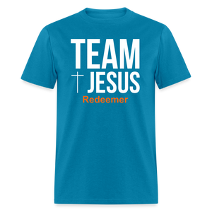 Team Jesus Redeemer Tee - turquoise