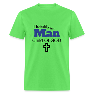 Man Child Of God Tee - kiwi