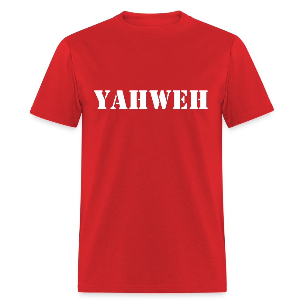Yahweh Tee - red