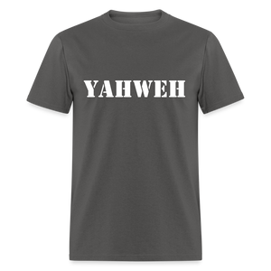 Yahweh Tee - charcoal