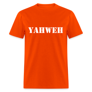 Yahweh Tee - orange