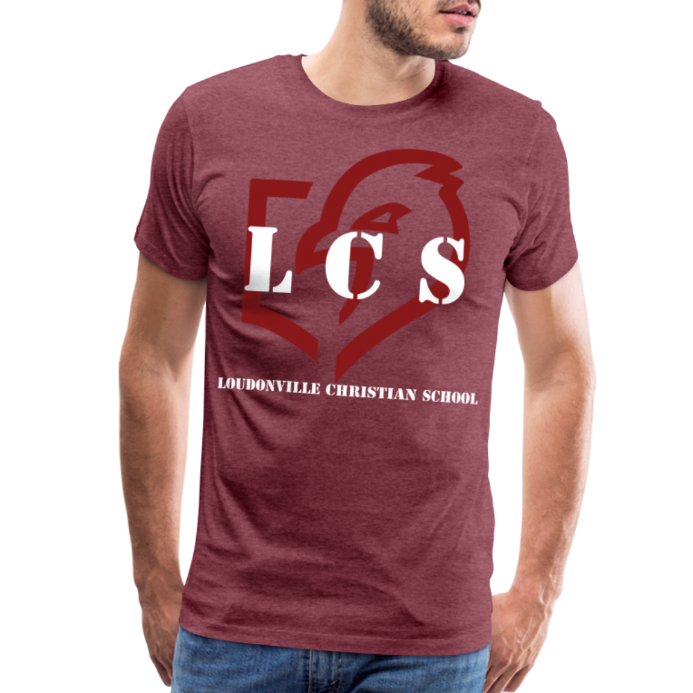 LCS Big Logo T-shirt - heather burgundy