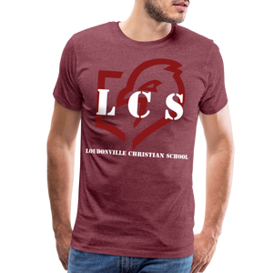 LCS Big Logo T-shirt - heather burgundy