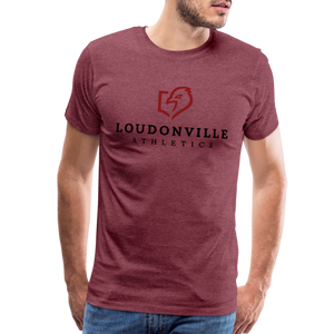 LCS basic T-shirt - heather burgundy