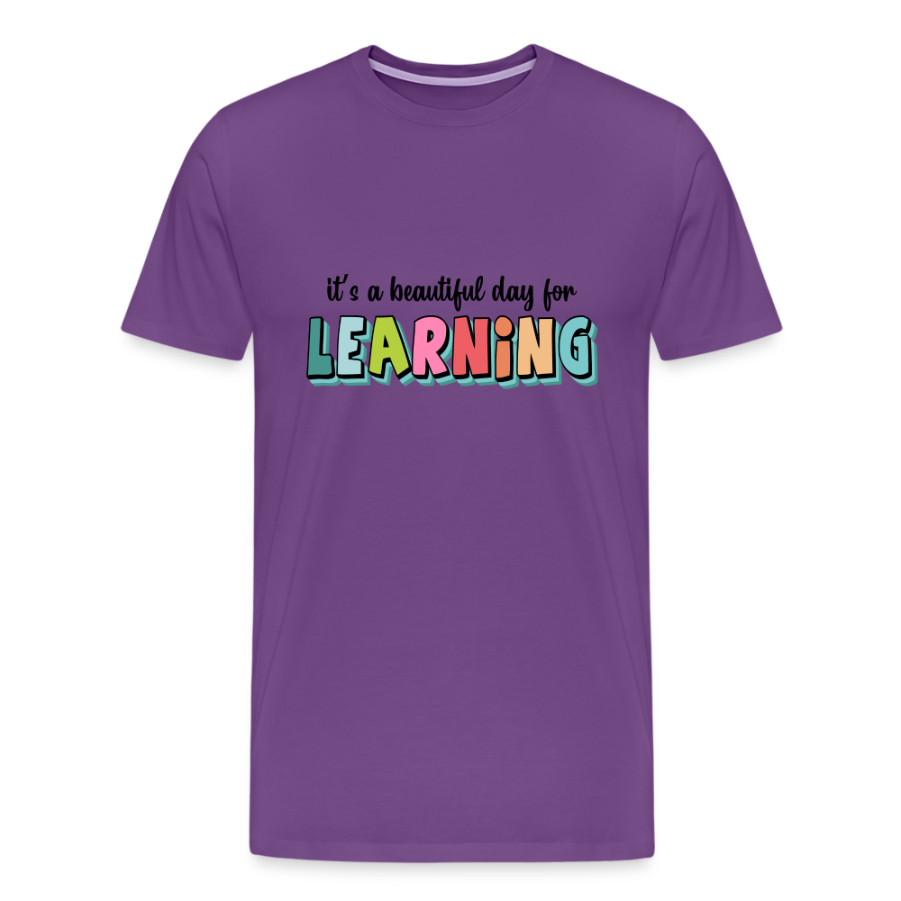 Beautiful day for learning - purple