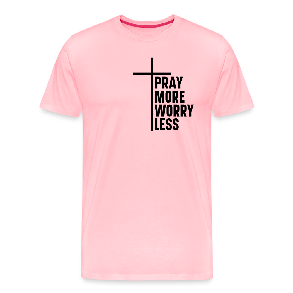 Pray More Tee - pink