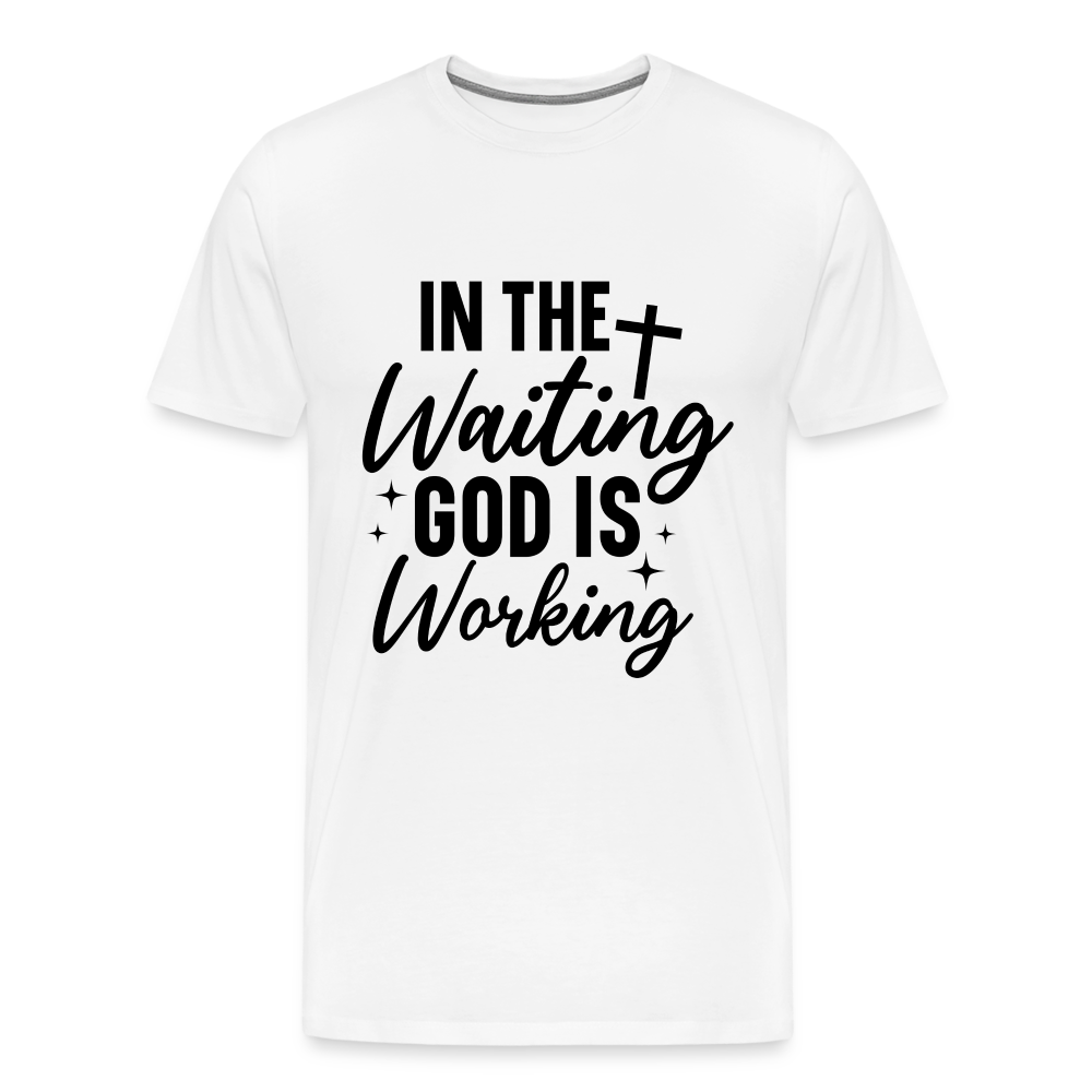 God is Waiting - white