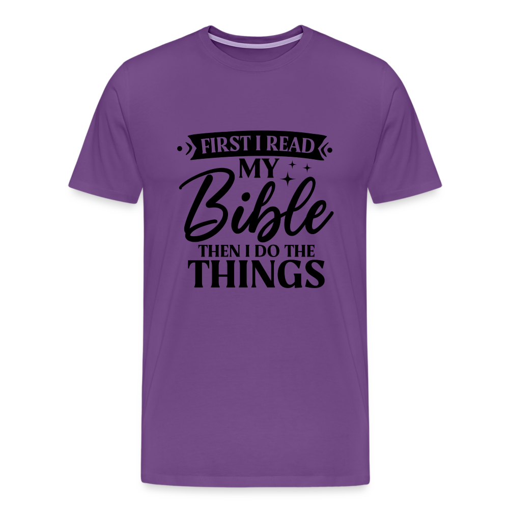 Read Bible and do things - purple