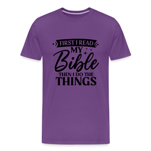 Read Bible and do things - purple