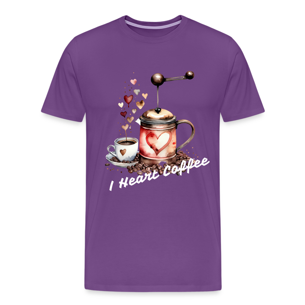 I Heart Coffee - purple