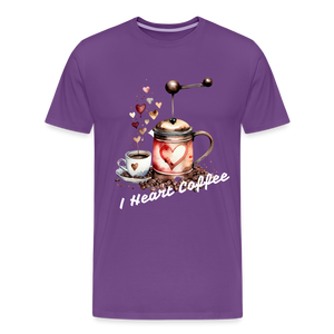 I Heart Coffee - purple