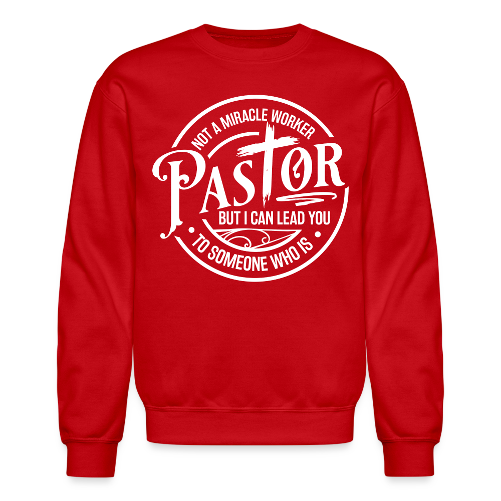 Pastor Crewneck - red