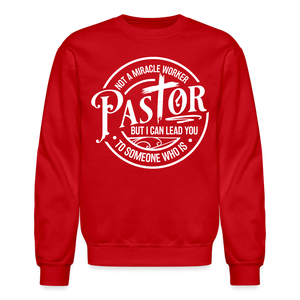 Pastor Crewneck - red