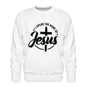 I speak Jesus Sweatshirt - white