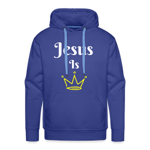 Jesus Is King Hoodie - royal blue
