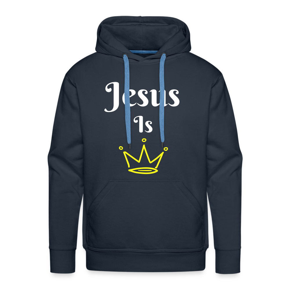 Jesus Is King Hoodie - navy