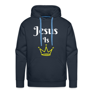 Jesus Is King Hoodie - navy