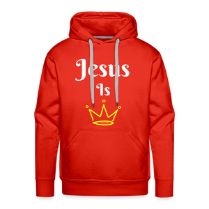 Jesus Is King Hoodie - red