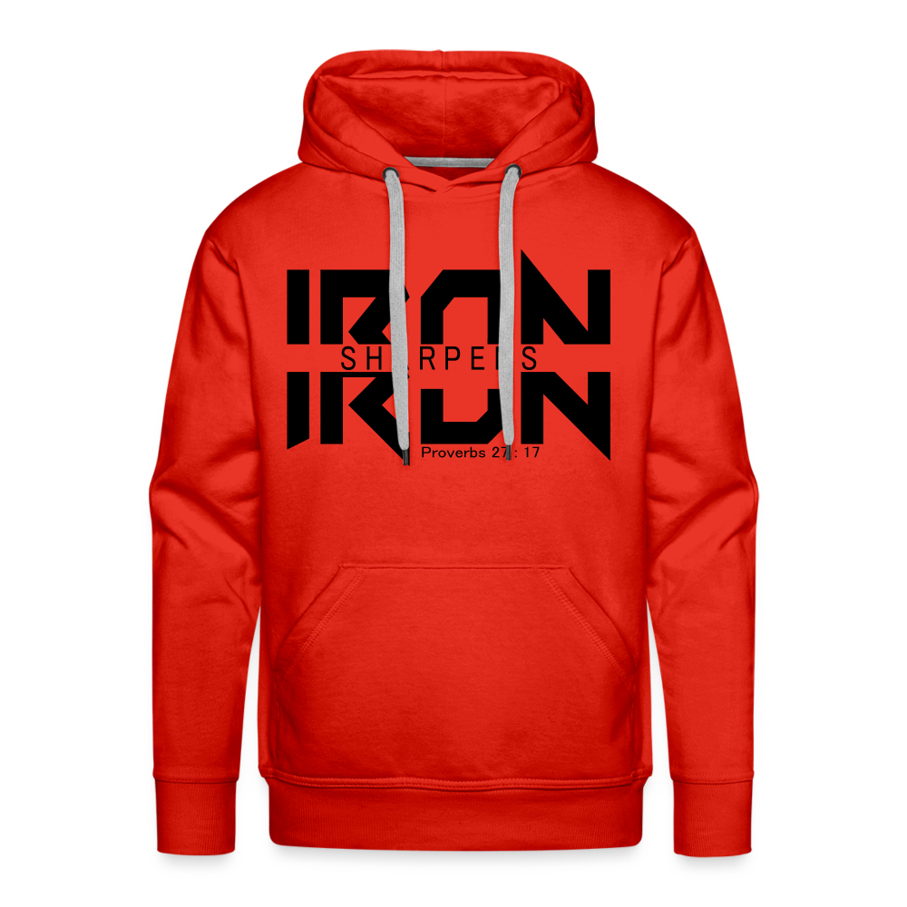 Iron Sharpens Iron Hoodie - red