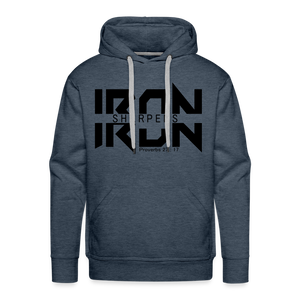 Iron Sharpens Iron Hoodie - heather denim