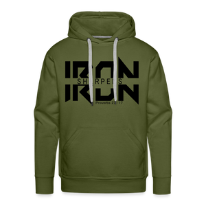 Iron Sharpens Iron Hoodie - olive green