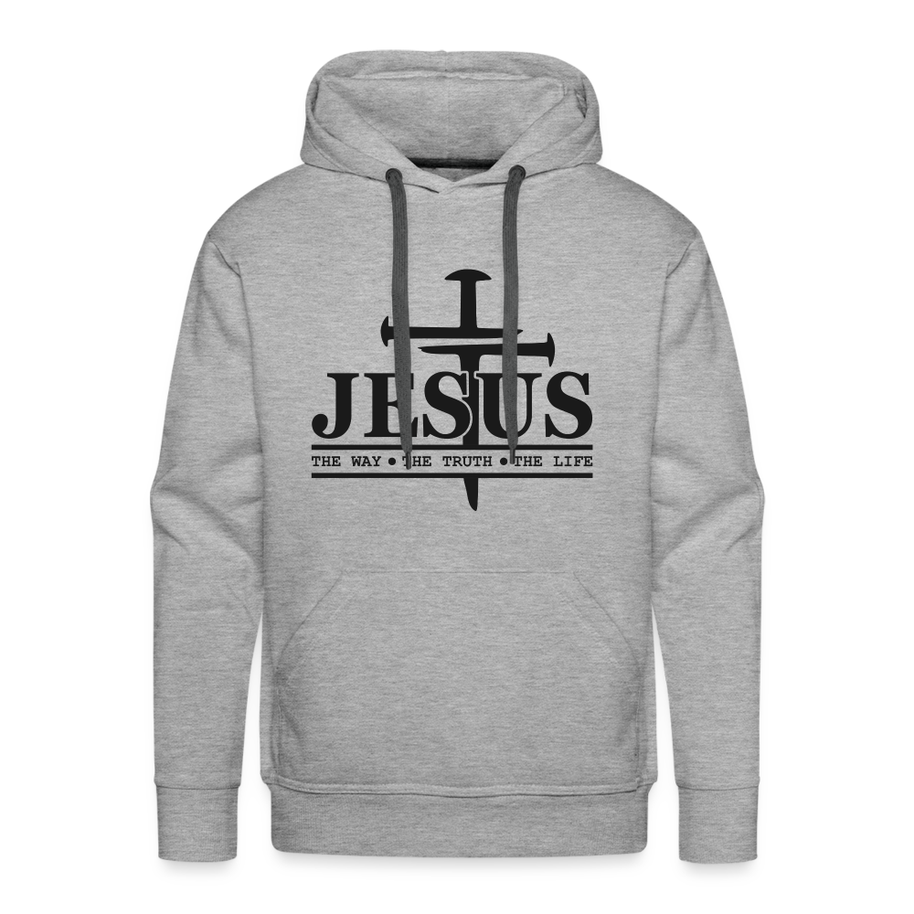 Jesus Hoodie - heather grey