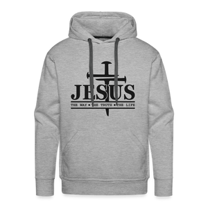 Jesus Hoodie - heather grey