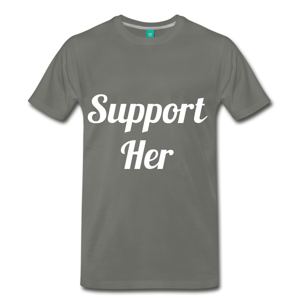 Support Her - asphalt gray