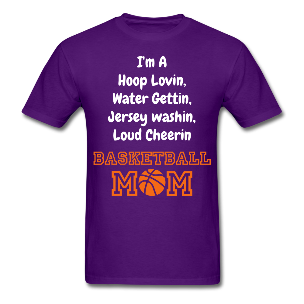 Im a bball mom tee - purple