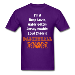 Im a bball mom tee - purple