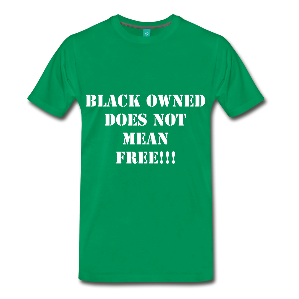 Black Owned - kelly green