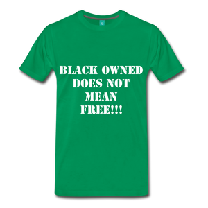 Black Owned - kelly green