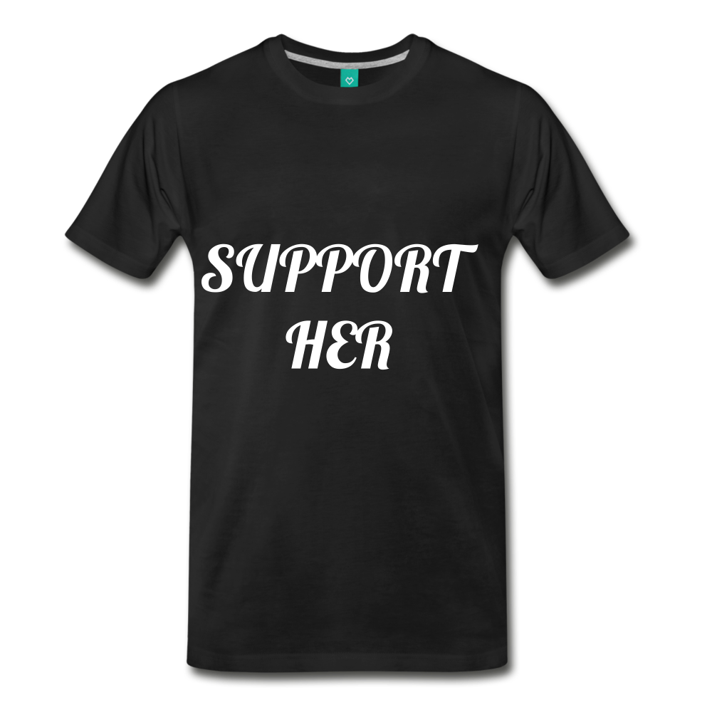 SUPPORT HER - black