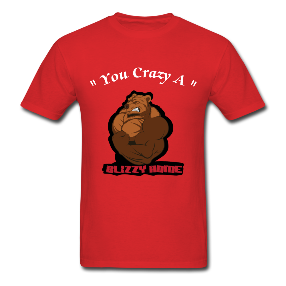 Crazy A Tee - red