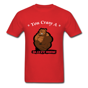 Crazy A Tee - red
