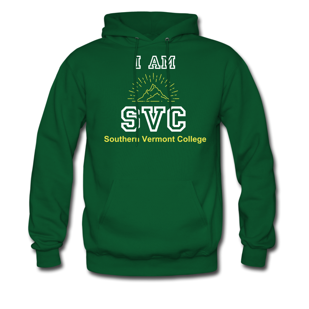 I Am SVC Hoodie. - forest green