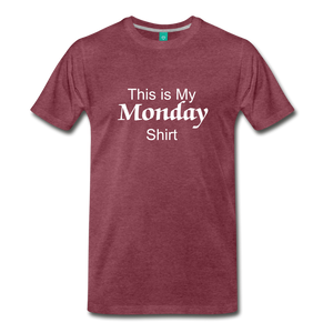Monday Shirt - heather burgundy