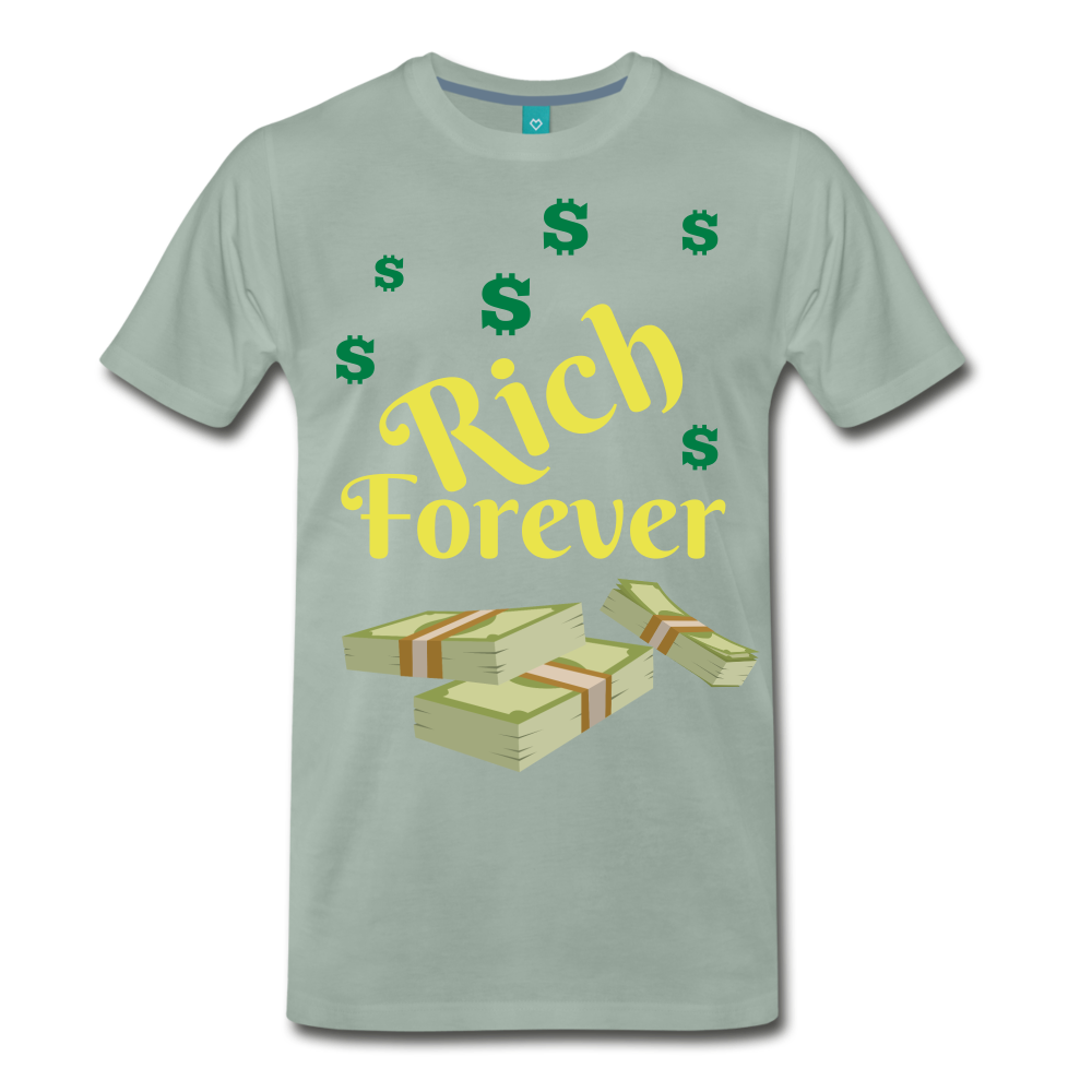 Rich Forever - steel green